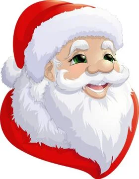 Santa Claus on a white background Stock Illustration