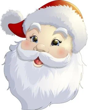 Santa Claus on a white background Stock Illustration