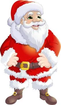 Santa Claus on a white background Stock Illustration