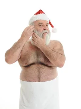 Santa Claus white Stock Photos