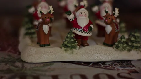 Santa Clause Decor Stock Footage 167926011