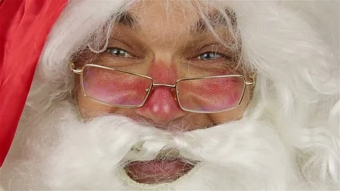 Santa close-up portrait Stockbeeldmateriaal 80354433