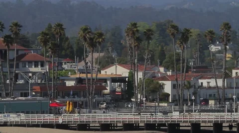 Santa Cruz, CA. Stock Footage