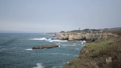 Santa Cruz Cliffs Stock Footage 88967450