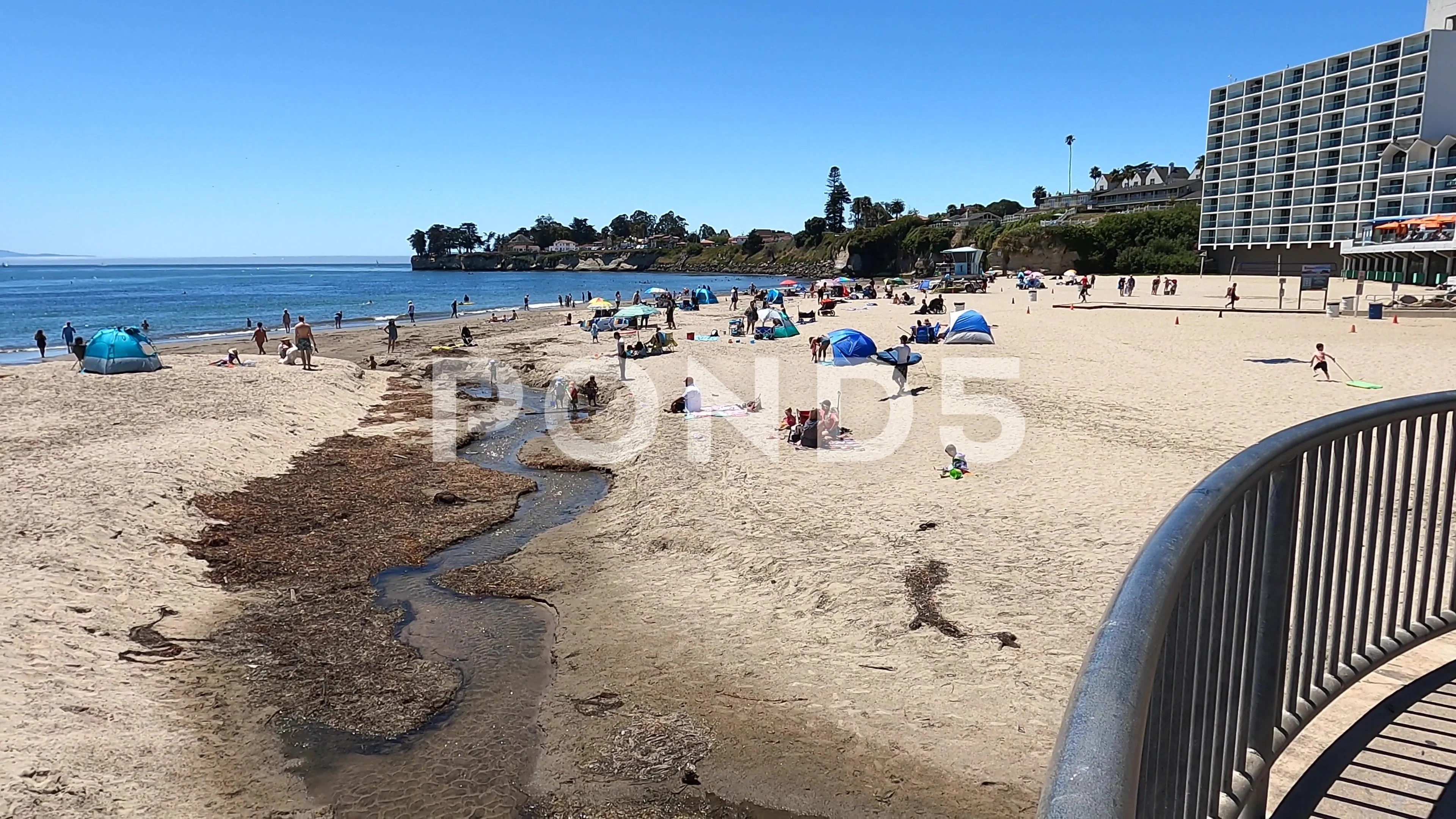 Santa Cruz Main Beach and Municipal Wharf 4K