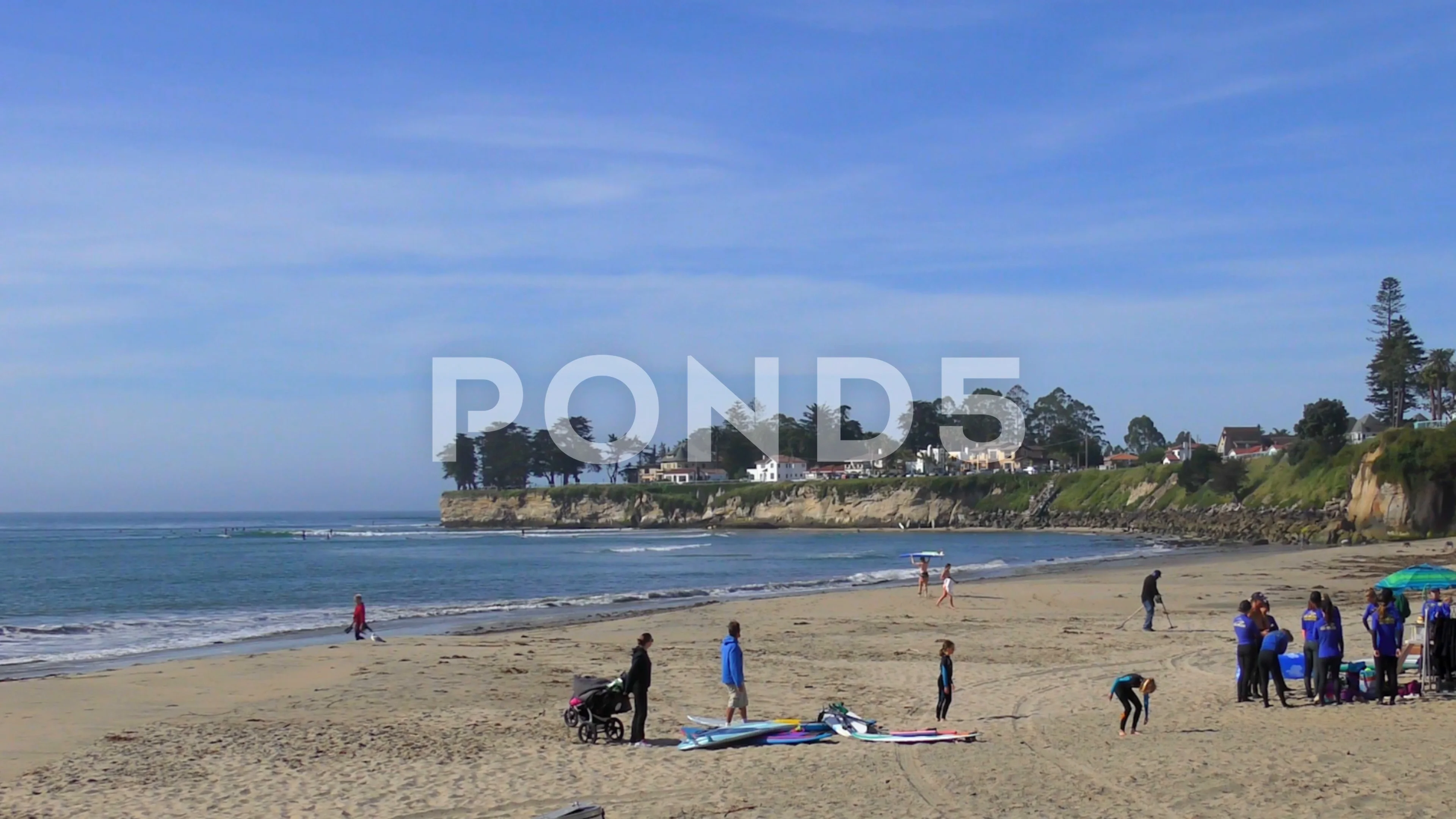 Santa Cruz, Powell Beach on the northern Monterey Bay, California