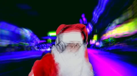 Santa  dancer Video stock 12045918