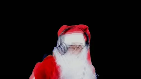 Santa  dancer Stock Footage 12045934