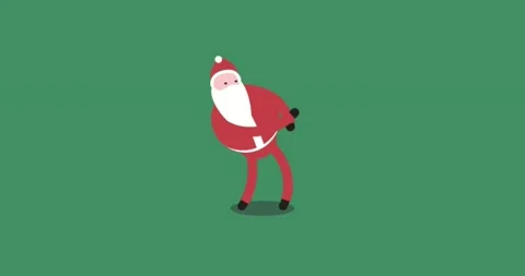 Santa Dancing Animation 스톡 동영상 144056363