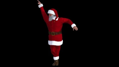 Santa Dancing Stock Footage 116201945