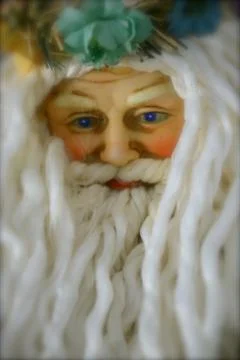 Santa face Stock Photos