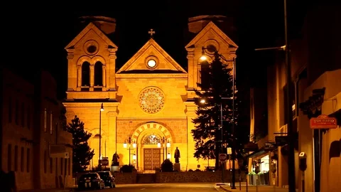 Santa Fe Nights Stock Footage 87775244