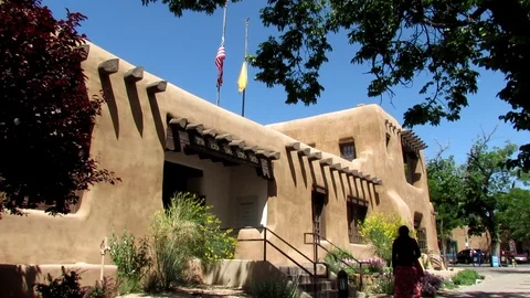 Santa Fe Streets #1 Stock Footage 87774597