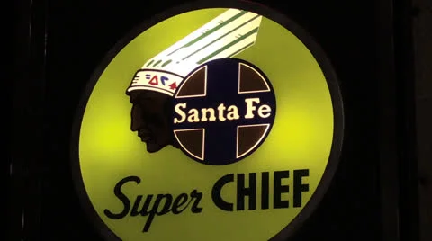 Santa Fe Super Chief Stock Footage 27136515