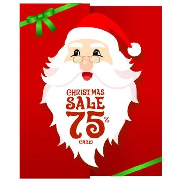 Santa Gift Card Stock Illustration