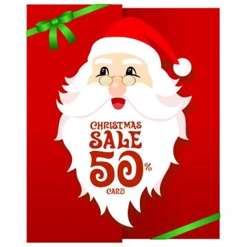 Santa Gift Card Stock Illustration
