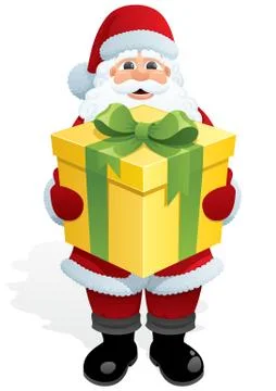 Santa Gift Stock Illustration