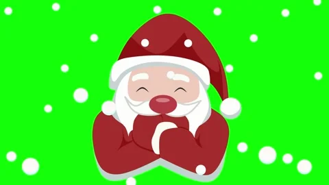 Santa Green Screen Stock Footage 316257362
