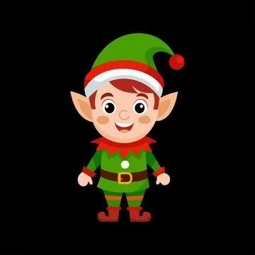 Santa, Happy Santa Claus is smiling, Illustrazione stock
