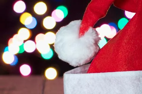 Santa hat background Stock Photos