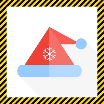 Santa hat icon 스톡 일러스트