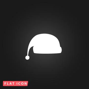 Santa hat icon Stock Illustration