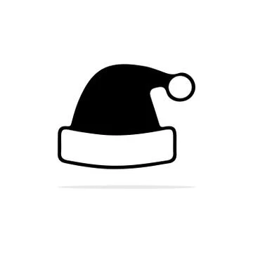 Santa Hat icon. Vector concept illustration for design. Stock Illustration