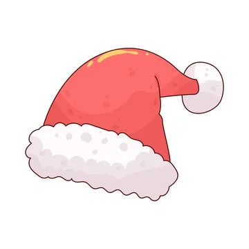 Santa hat illustration Stock Illustration