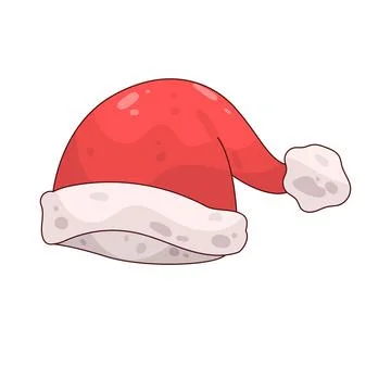 Santa hat illustration Stock Illustration