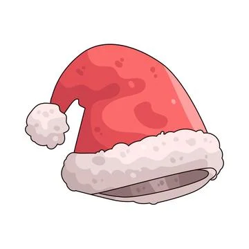 Santa hat illustration Stock Illustration