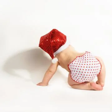 With santa hat Stock Photos