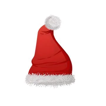 Santa hat vector Illustrazione stock