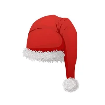 Santa hat vector Illustrazione stock