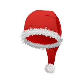 Santa hat vector Illustrazione stock