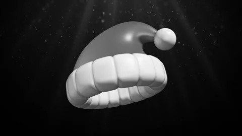 Santa hat with white pom pom Loop Stock Footage 308020144