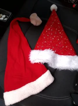 Santa hats Stock Photos