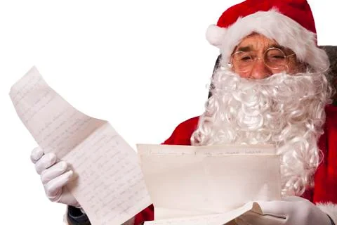 Santa isolated Stock Photos
