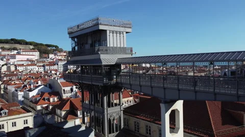 Santa Justa Elevator 스톡 동영상 167505639