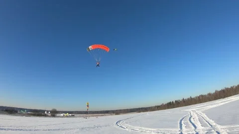 Santa landing Stock Footage 166827622