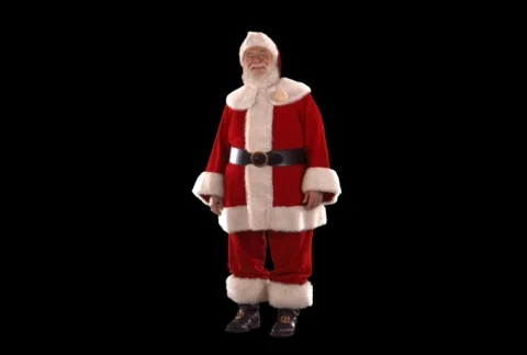 Santa Laughing Stock Footage 754375