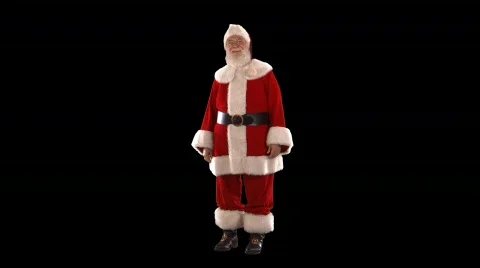Santa Laughing Stock Footage 754376