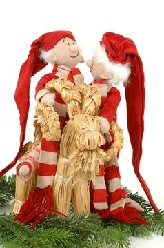 Santa lovers Stock Photos
