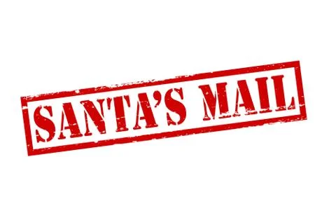 Santa mail Stock Illustration