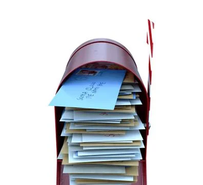 Santa Mailbox Stock Illustration