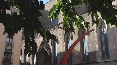 Santa Maria del Mar Stock Footage 120417741