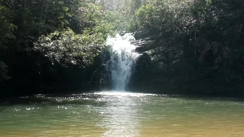 Santa Maria Waterfall Stock Footage 156582349