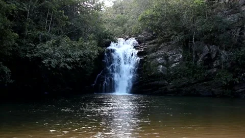 Santa Maria Waterfall Video stock 156582353