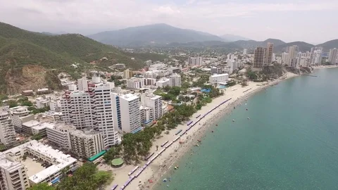 Santa Marta Bay Vídeo Stock 83598341