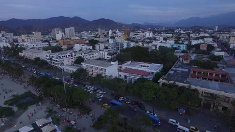 Santa Marta Bay Stock Footage 89293472