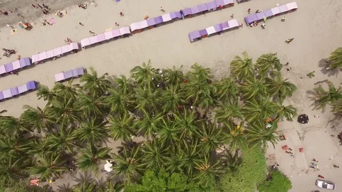 Santa Marta beach Vídeo Stock 83794619